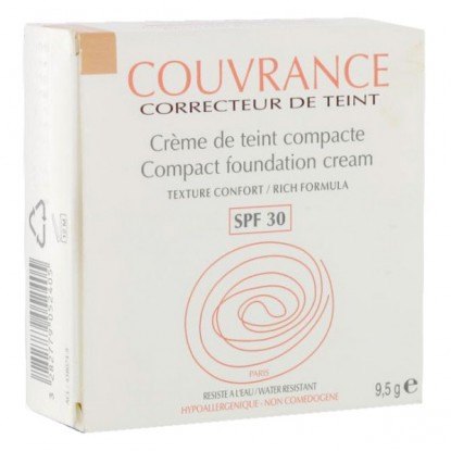 Avène Couvrance crème de teint compacte 01 porcelaine - 9.5g