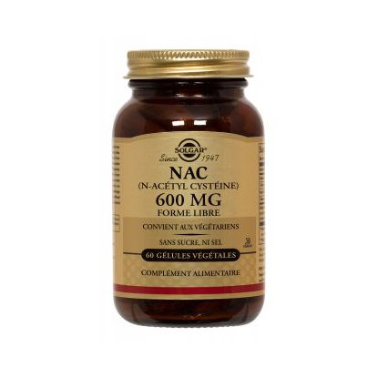 NAC(n acetyl cysteine)  600mg Solgar 60 cp
