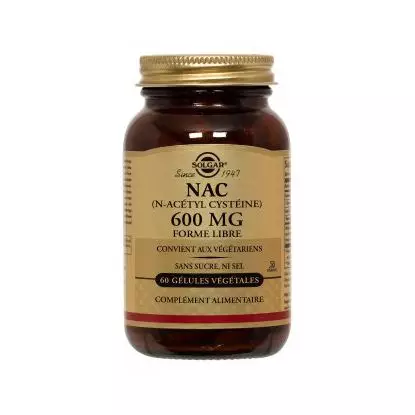 NAC(n acetyl cysteine)  600mg Solgar 60 cp