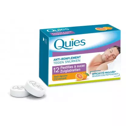 Quies Anti Ronflement 12 Pastilles à Sucer