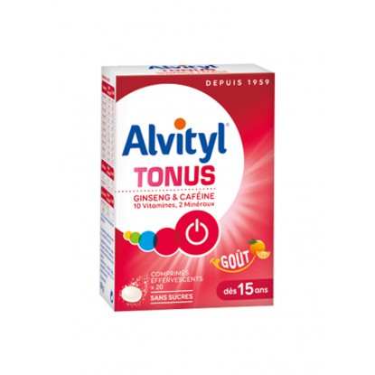 Alvityl Tonus - 20 comprimés effervescents