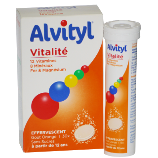 Alvityl vitalité - 30 comprimés effervescents