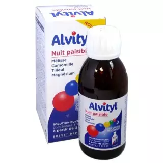 Alvityl Nuit paisible solution buvable goût banane - 150 ml