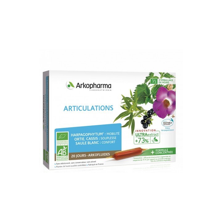 Arkofluides Articulations Bio - 20 ampoules