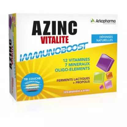 Azinc Vitalité Immunoboost - 30 comprimés