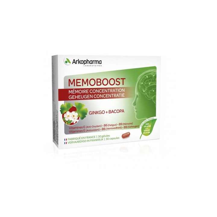 Memoboost Mémoire et concentration - 30 gélules