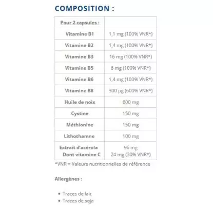 Nutricap Cheveux Kératine Vitalité 3 mois de cure