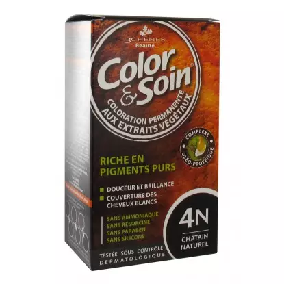 Les 3 Chênes Color & Soin châtain naturel 4N