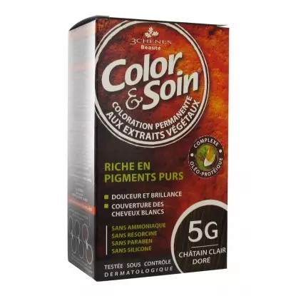 Les 3 Chênes Color & Soin châtain clair doré 5G