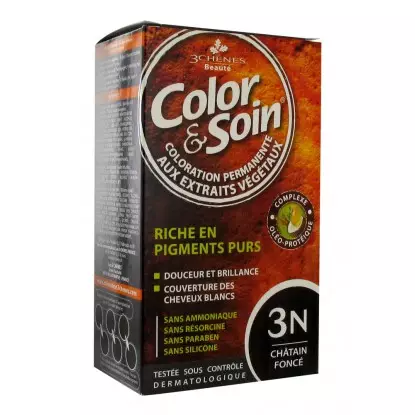 Les 3 Chênes Color & Soin châtain foncé 3N