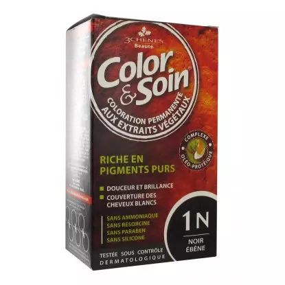 Les 3 Chênes Color & Soin noir ébène 1N