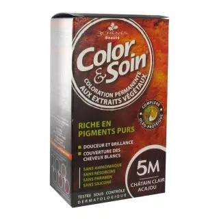 Les 3 Chênes Color & Soin châtain clair acajou 5M