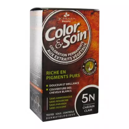 Les 3 Chênes Color & Soin châtain clair 5N
