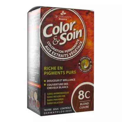 Les 3 Chênes Color & Soin blond cuivré 8C