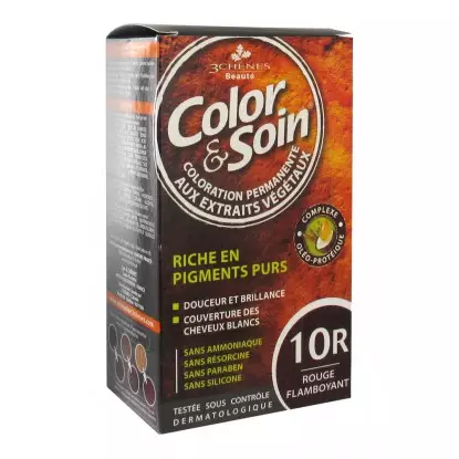 Les 3 Chênes Color & Soin rouge flamboyant 10R