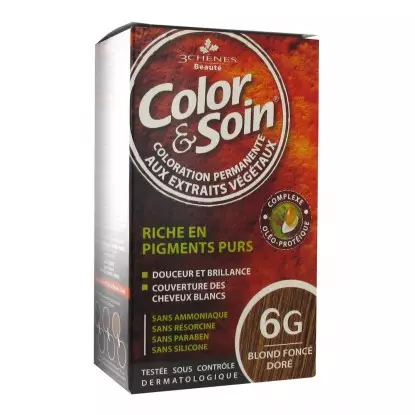 Les 3 Chênes Color & Soin blond foncé doré 6G