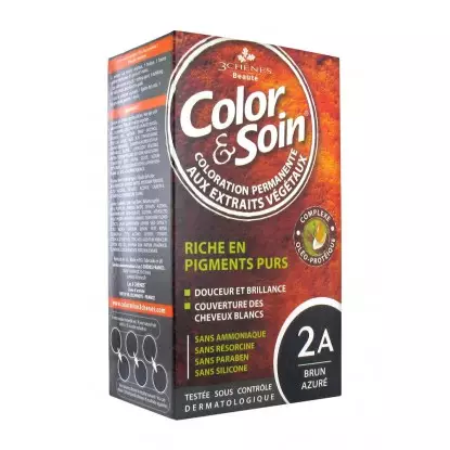 Les 3 Chênes Color & Soin brun azuré 2A