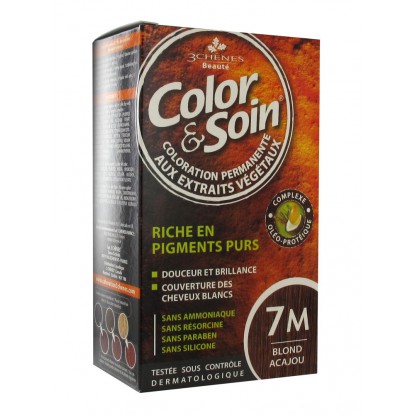 Les 3 Chênes Color & Soin blond acajou 7M
