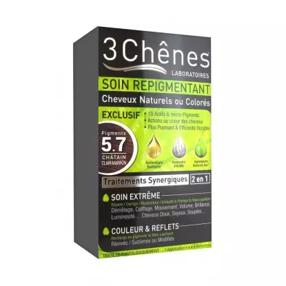 Les 3 Chênes Soin repigmentant châtain clair marron 5.7
