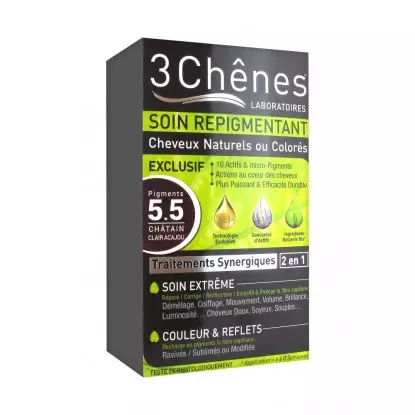 Les 3 Chênes Soin repigmentant châtain clair acajou 5.5