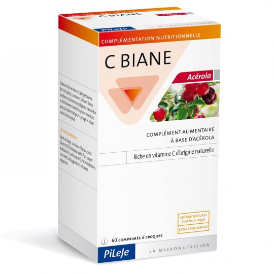 Pileje C Biane acérola - 60 comprimés