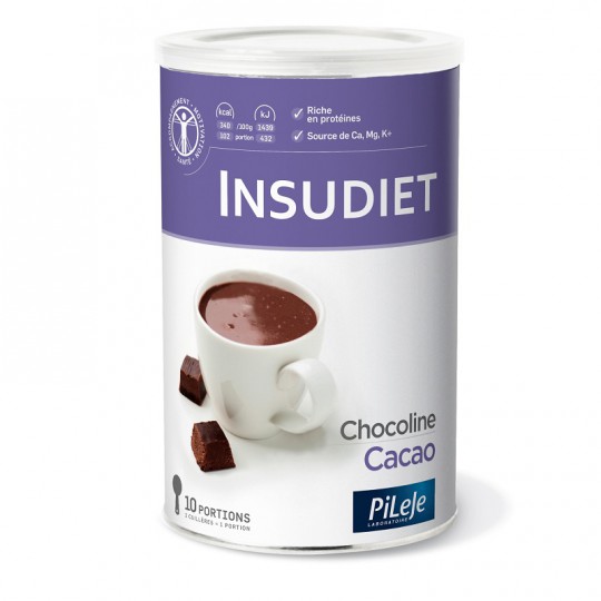 Pileje Insudiet Chocoline - Boîte de 300g cacao