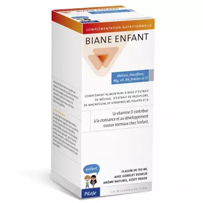 Pileje Biane Enfant Mélisse & Passiflore - Flacon de 150ml