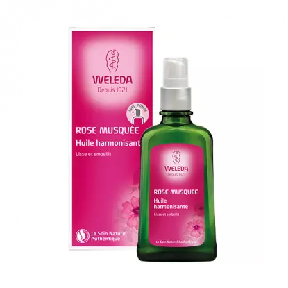 Weleda Huile harmonisante à la Rose musquée - Flacon pompe de100 ml