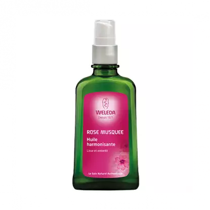 Weleda Huile harmonisante à la Rose musquée - Flacon pompe de100 ml