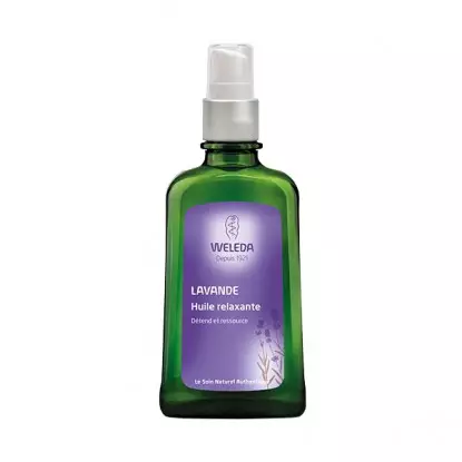 Weleda Huile relaxante à la lavande - Flacon pompe de100 ml