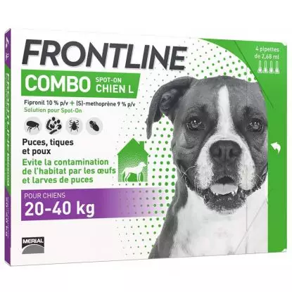 Frontline Combo 20-40kg boite 6 pipettes