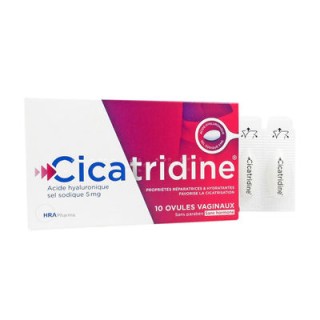 Cicatridine 10 Ovules Vaginaux