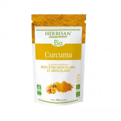 Herbesan Curcuma Bio - Sachet de 200g