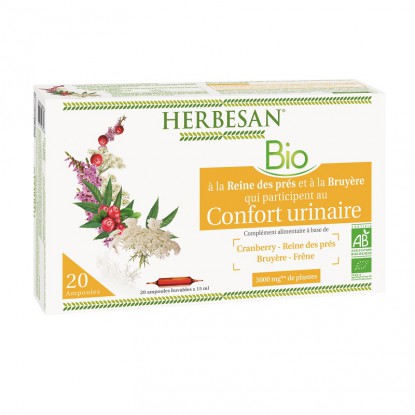 Herbesan Confort urinaire Bio - 20 ampoules