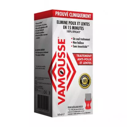Vamousse Mousse anti-poux et lentes - 160ml