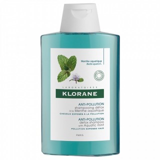 Klorane Shampooing Anti-pollution à la menthe aquatique - 200 ml