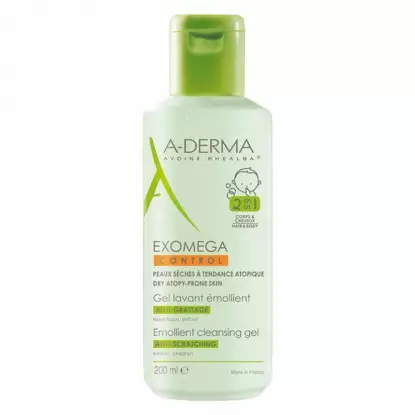 A-Derma Gel lavant émollient Exomega Control - 200ml