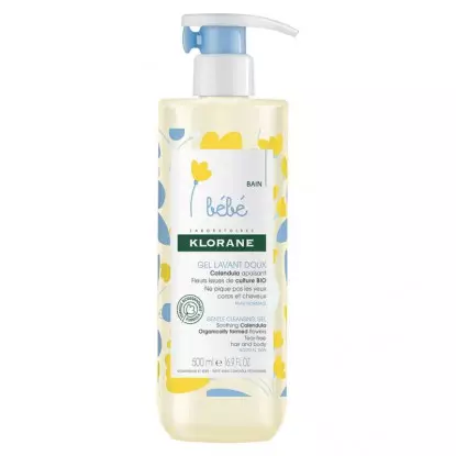 Klorane Bébé Gel lavant doux corps et cheveux - 500ml