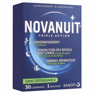 Sanofi Novanuit Triple Action - 30 comprimés