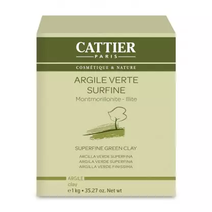 Cattier Argile verte surfine - Boîte de 1Kg
