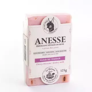 Savon fleur de cerisier et lait d'Anesse 125G