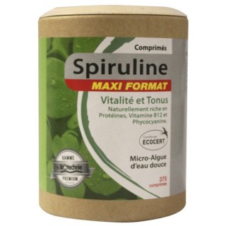 Biotechnie Spiruline maxi format - 375 comprimés