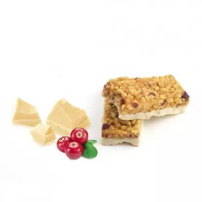 Insudiet Barre chocolat blanc fruits rouges - 6 barres