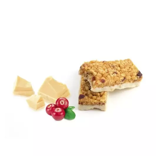Insudiet Barre chocolat blanc fruits rouges - 6 barres