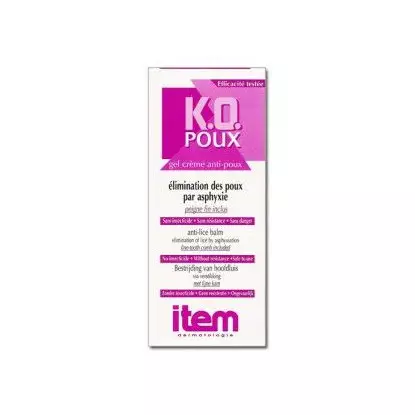 KO Poux Gel creme anti poux 100ml + peigne 