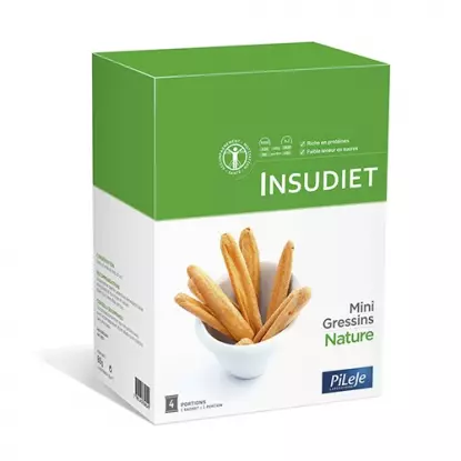 Mini Gressins nature 4 sechets Insudiet
