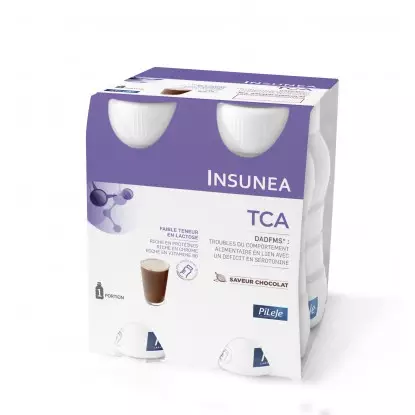 Insunea TCA Boisson chocolat 4 bouteilles