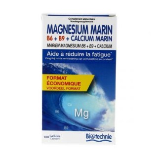 Magnesium + calcium 100 gélules Biotechnie