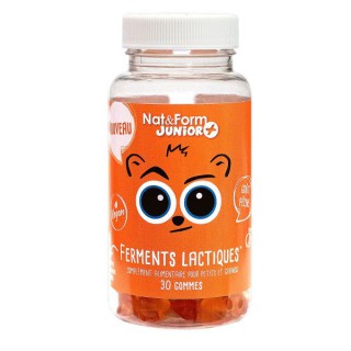 Nat&Form Junior + Ferments lactiques - 30 gommes