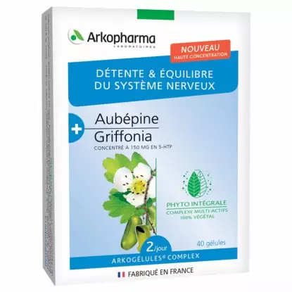 Arkopharma détente et équilibre du système nerveux - 40 gélules
